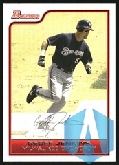 2006 Bowman White #184 Geoff Jenkins 102/120 Brewers